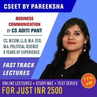 ICSI CSEET Business Communication VIDEO CLASSES by Pareeksha Commerce Academy LectureKart
