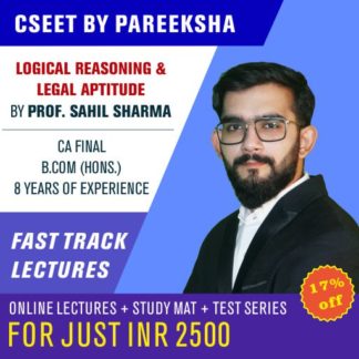 ICSI CSEET Logical Reasoning Legal Aptitude VIDEO CLASSES by Pareeksha Commerce Academy LectureKart