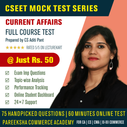 CSEET Current Affairs Online Mock Test by Pareeksha