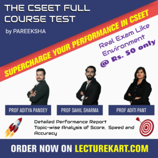 CSEET Full Course Online Mock Test by Pareeksha | LectureKart