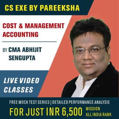 Cost & Management Accounting Live Video Classes by Pareeksha