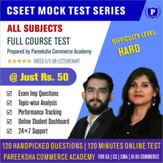ICSI CSEET CS Foundation full course online mock test 5 by Pareeksha Commerce Academy on LectureKart
