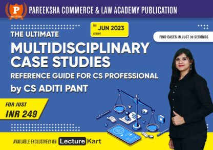 MDCS Quick Reference Guide for CS Professional Open Book Exams by CS Aditi Pant Cover Page - LectureKart